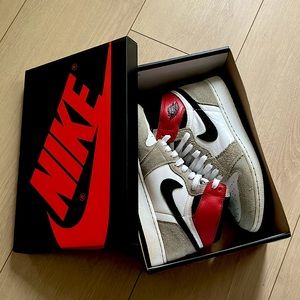 Air Jordan 1 High Light Smoke Grey Youth 6.5